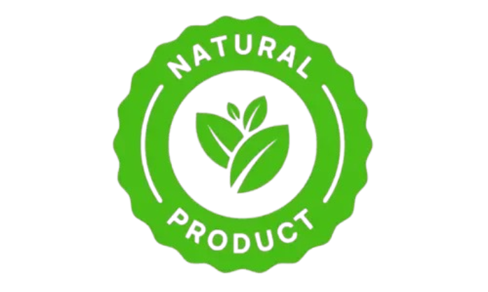 100% Natural ingredients badge